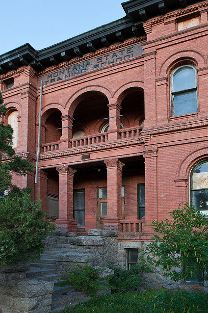 Image of the Montana State Training School, in which many sterilizations took place under Montana's eugenical sterilization law.