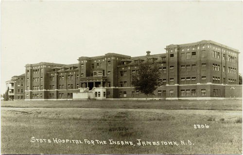 Picture of the State Hospital for the Insane, Jamestown, ND
