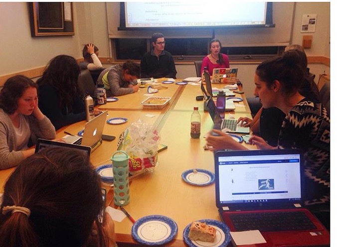 meeting in Davis Center