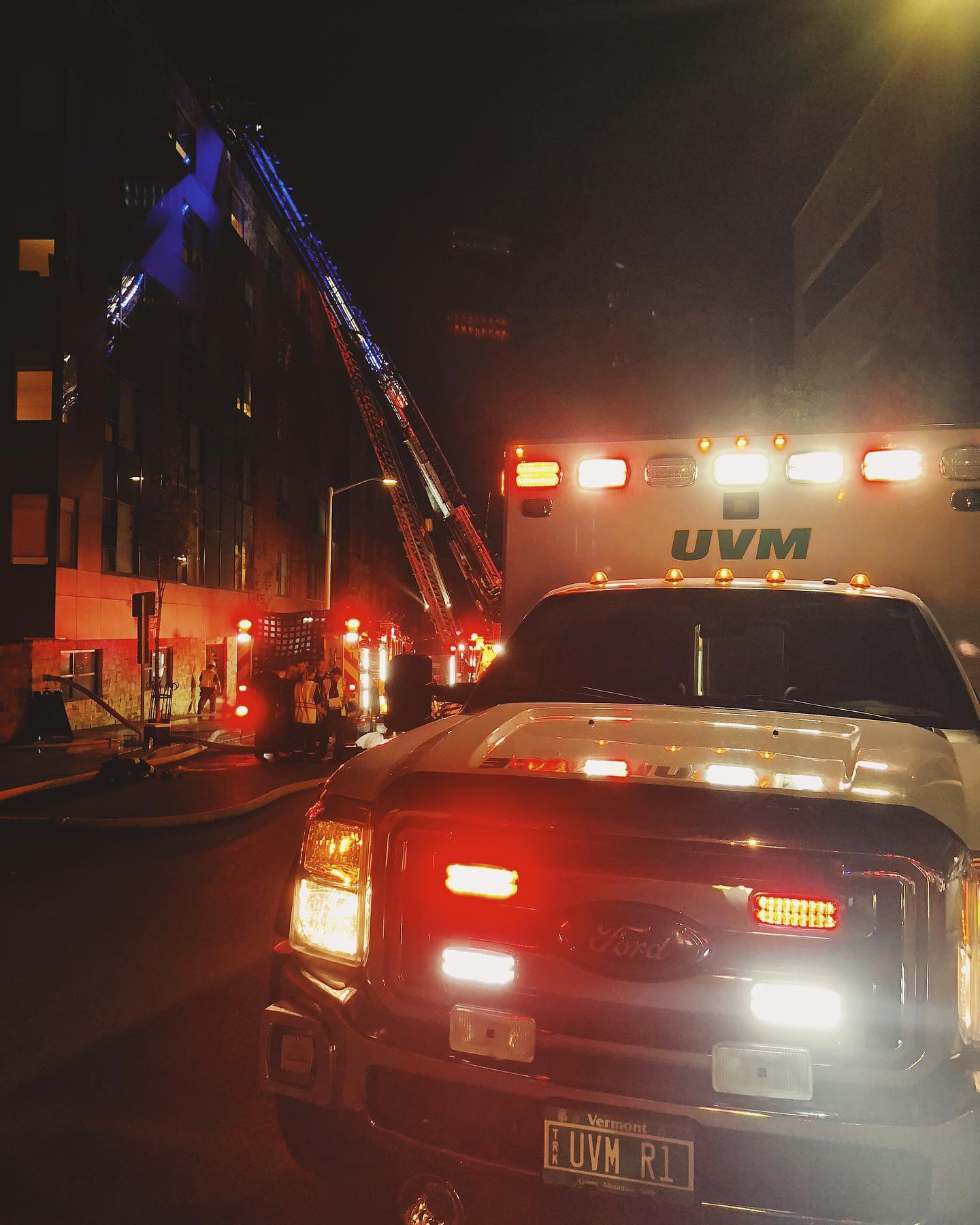 Multi-agency scene