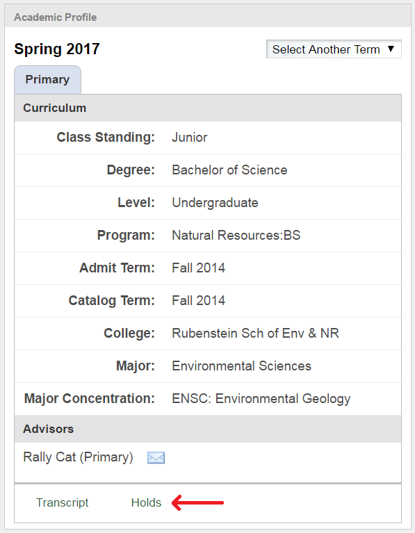 academic profile