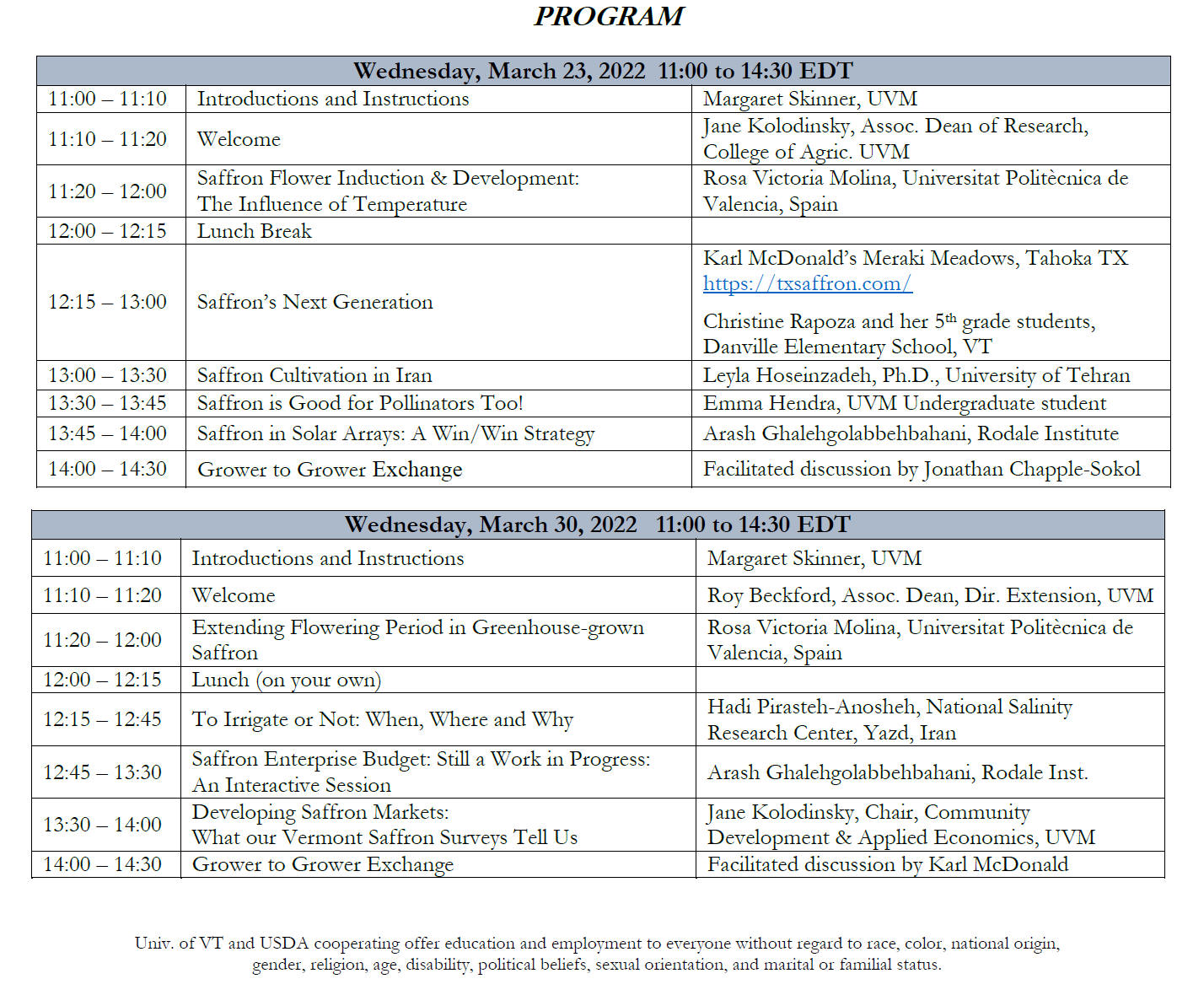 program