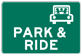 Park and Ride sign