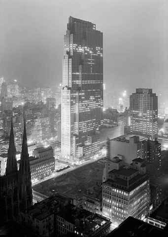 GE-RCA Building, Rockefeller Center, 1933