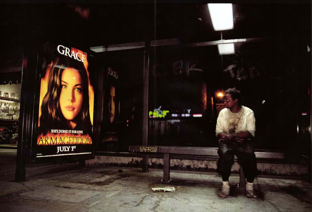 A life in which socks make do for shoes is far more than a Los Angeles bus stop bench away from the deep pockets of U.S. movie studios. Touchstone Pictures reportedly spend more than 200 million dollars to produce and promote Armageddon. Ticket sales for the 1998 thriller topped 500 million dollars worldwide.