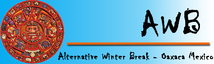 Alternative Winter Break Banner with Aztec Sun God